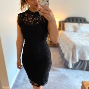 Black Lace Cocktail Dress